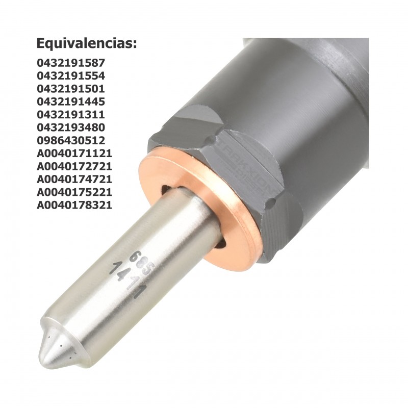 Inyector Diesel para OM904 LA, OM906 LA, MB, 0432191311, 0432191445, 0432193480, 0432191501, 0432191554, 0432191587, 0986430512