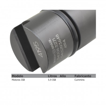 Inyector Diesel Bosch para 5.9 ISB Cummins, 230 HP, 0432191545, 0432193648, 3943203, 3944194