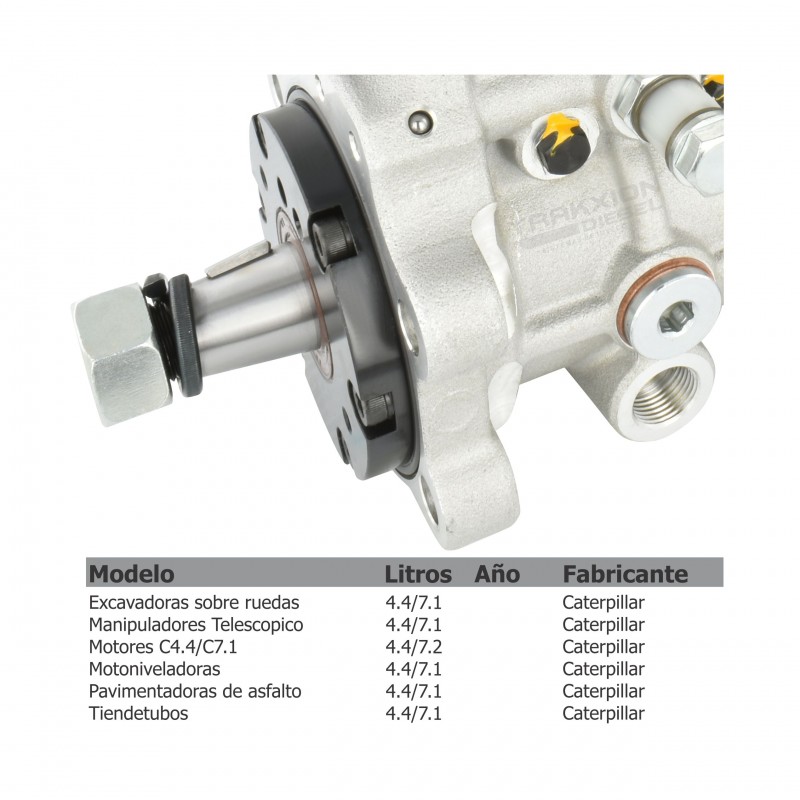 Bomba Diesel para Pavimentadora de Asfalto AP500F AP555 AP600 AP655 AP1055, CAT, 3752647, 20R4562, 375-2647, 20R-4562, T410930