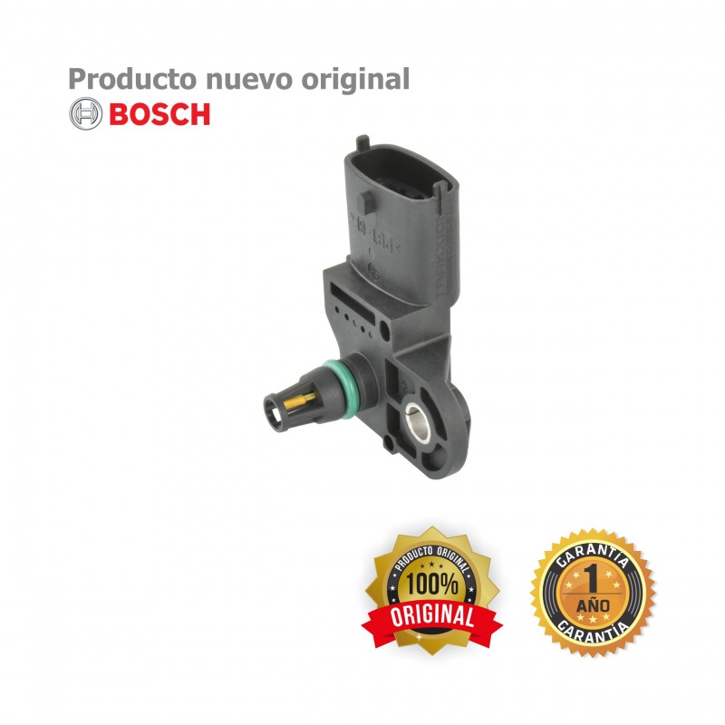 Sensor de presión y temperatura de aire Bosch para Tractor Agrícola T6020 a T6090, T7030 a T7070, New Holland, 0281006102