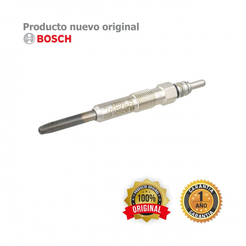 Bujía Precalentadora 12V Bosch para Eurovan 1.9 TDI, VW, 2003-2009, 0250202023, 0250202046, N10579201, N10579202