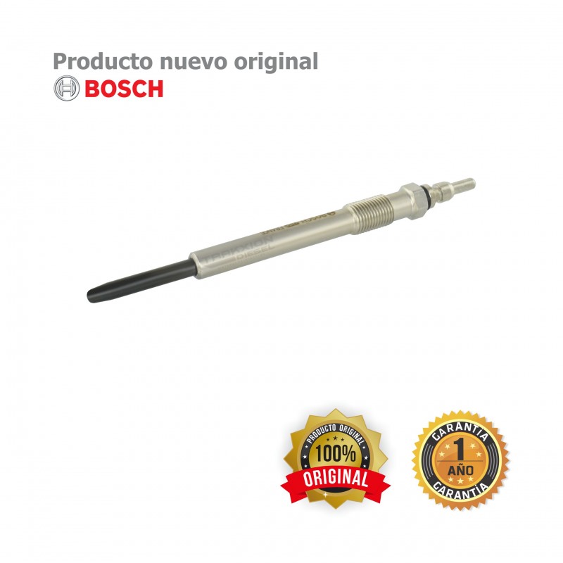 Bujía Precalentadora Bosch 12V para F-250, F-350, F-450, F-550, Diesel 7.3 PowerStroke V8 Ford 1996-2003, 0250202127