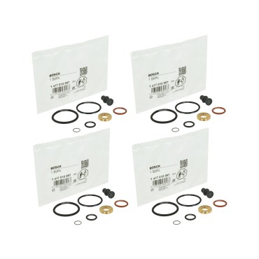 4 Juegos de juntas Bosch (kits de servicio) de inyector Diesel para 1.9 TDI Eurovan, Jetta, Beetle, 2003-2010, Volkswagen