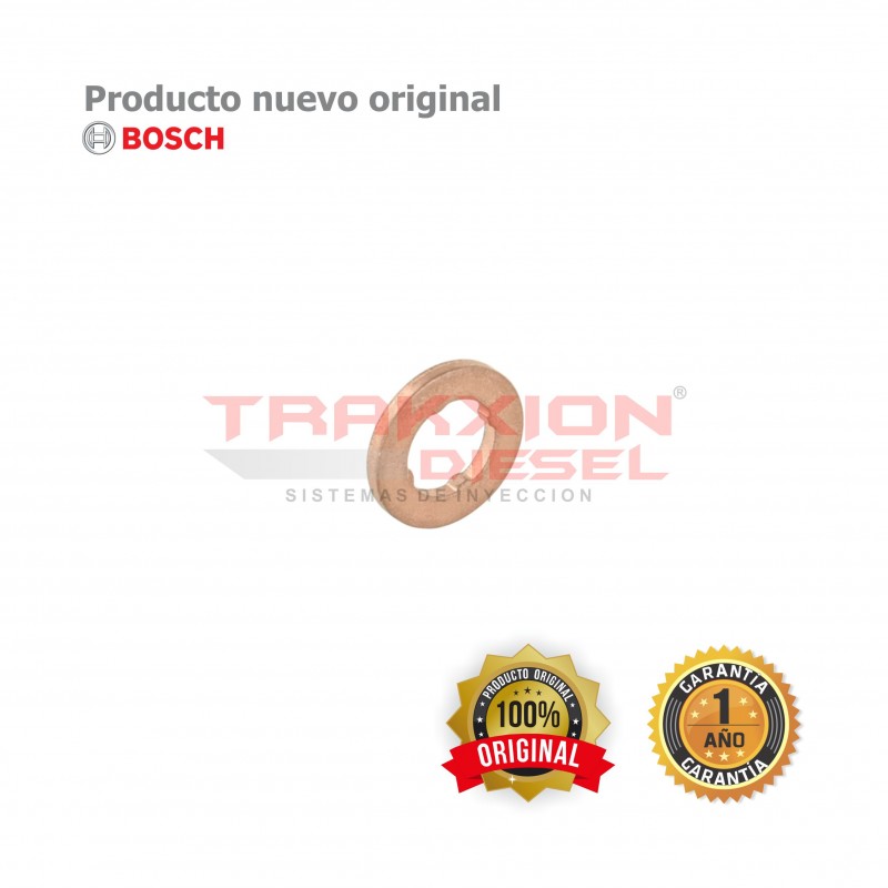 Arandela (rondana) de cobre de tobera de inyector Diesel, Bosch F00VC17503