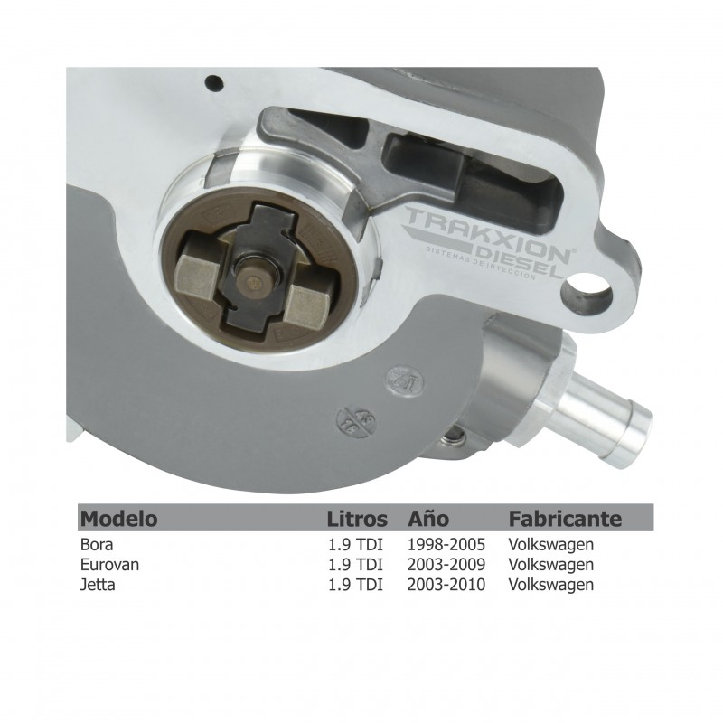 Bomba tándem de combustible y vacío Diesel para 1.9 TDI Eurovan, VW, 2003-2009, F009D00001, F009D02008, F009D02799