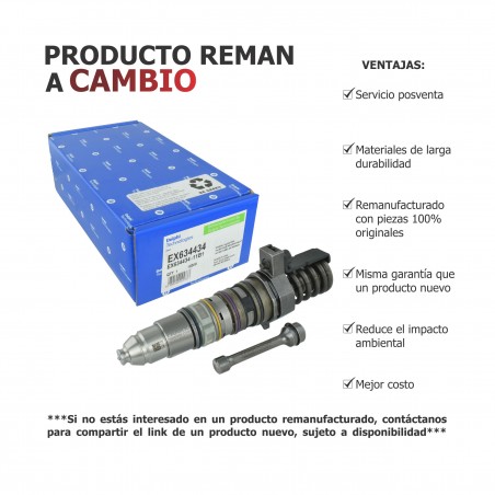 Inyector Diesel Reman EX634434, 4954434 Delphi para ISX 15.0 Cummins, CPL 1437, 2732, 3229, 3459