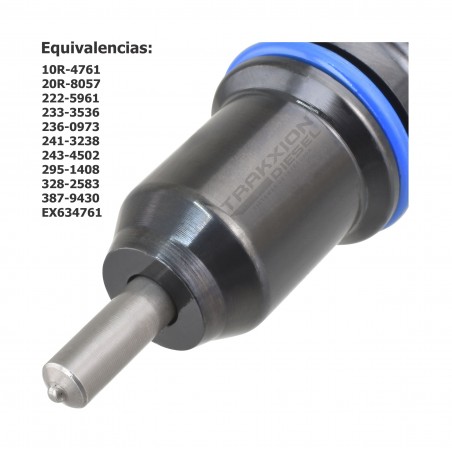 Inyector Diesel Reman EX634761, 10R-4761, 20R-8057, 222-5959, 222-5961, 10R4761, 20R8057, 2225959, 2225961 para C7 CAT