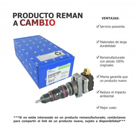 Inyector Diesel Reman HEUI BN AP63913BN, 1830691C1, 1830692C91, 1830693C1, 1830694C91, 1830694C92P, 1830694C93, 2593597C91