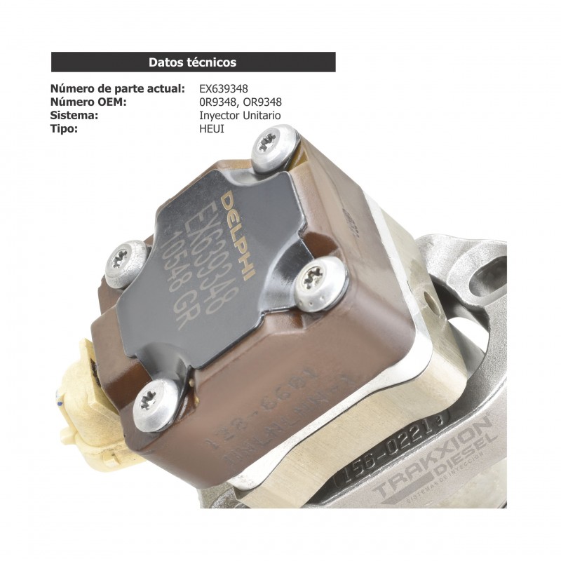 Inyector Diesel Reman Delphi 1459360, 1551819, 1719704, 1731012, 1734566, 1739379,1881320, 2225965, EX639348 para 3126B CAT