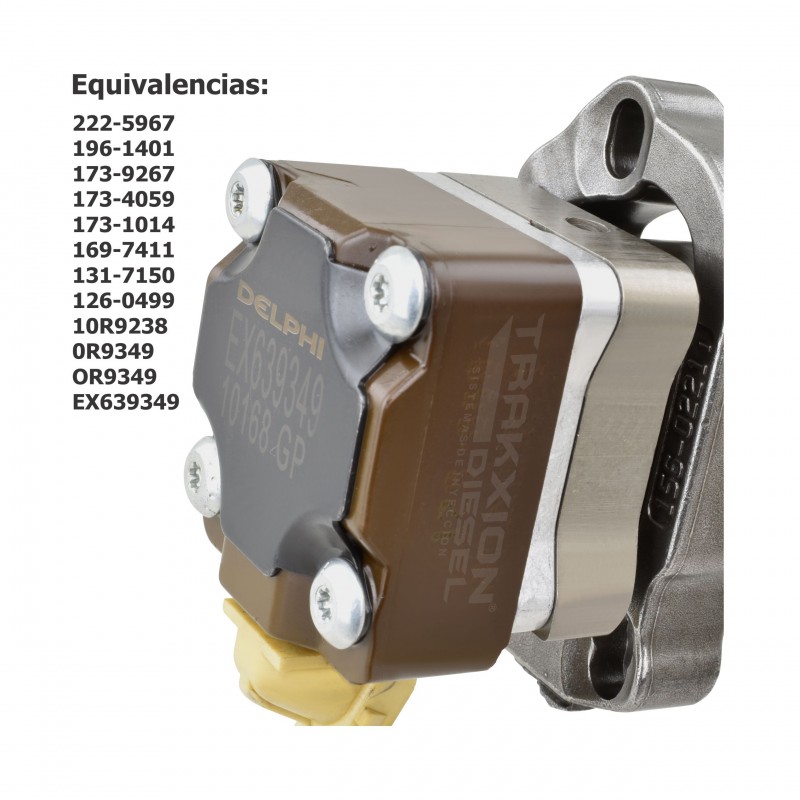 Inyector Diesel 126-0499, 131-7150, 173-4059, 173-9267, 173-9268, 196-1401, 222-5967, EX639349 para 3126B CAT, 7.1 mm, 210 HP