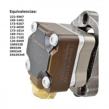Inyector Diesel 126-0499, 131-7150, 173-4059, 173-9267, 173-9268, 196-1401, 222-5967, EX639349 para 3126B CAT, 7.1 mm, 210 HP