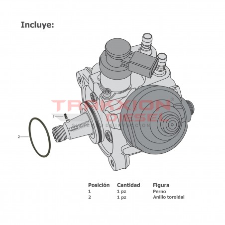 Bomba de inyección Diesel CP4 Bosch 0445010541, 0445010542, 0986437433, 03L130755J, 03L130755R para 2.0 TDI Transporter, VW