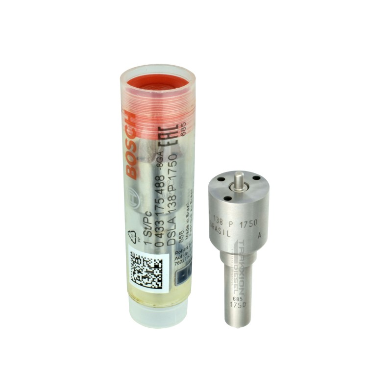 Tobera 0433175488, DSLA138P1750, 8097589 de inyector Diesel Bosch 0432193433, 504275234 para Case y New Holland