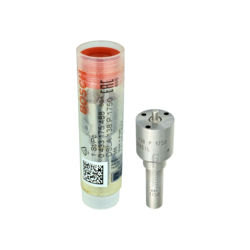 Tobera 0433175531, DSLA138P5531 de inyector Diesel Bosch 0432193424, 504385978 para New Holland