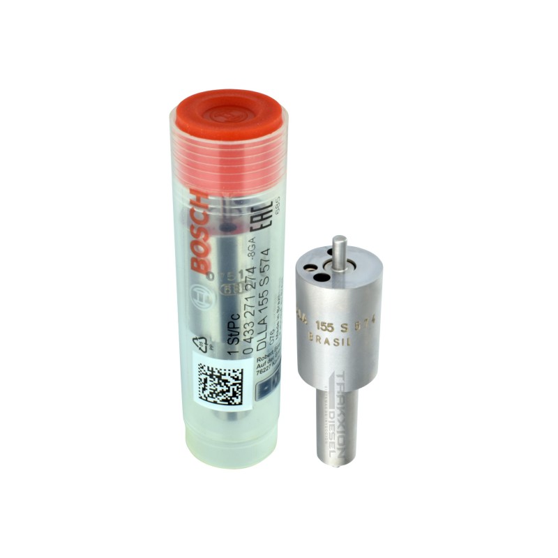 Tobera 0433271274, DLLA155S574 de inyector Diesel Bosch 0432221856, AR53091 para John Deere