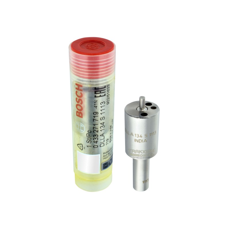 Tobera Bosch 0433271719, DLLA134S1113, equivalente Case 4824165, Delphi 6801066, BDLL134S6860, Iveco, Magirus Deutz 4824165