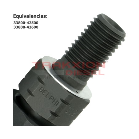 Inyector Diesel Nuevo Original Delphi para 2.5 H100 Hyundai, 33800-42500, 33800-42600
