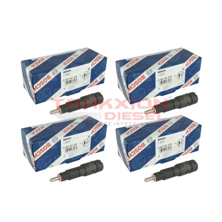 Juego de 4 Inyectores Diesel nuevos genuinos Bosch para M2 Business Class Freightliner, OM904 Boxer Mercedes Benz, A0060172221