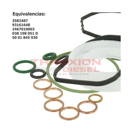Juego de juntas 2467010003, 038198051D de bomba de inyección Diesel VE para 1.9 TDI Jetta, VW, 2001-2006