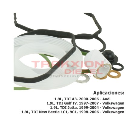 Juego de juntas 2467010003, 038198051D de bomba de inyección Diesel VE para 1.9 TDI Jetta, VW, 2001-2006