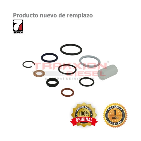 Juego de juntas, Sellos, Ligas Seven de inyector Diesel para 6.0 V8 PowerStroke Super Duty, F-250 F-350 F-450 F-550 03-07 Ford