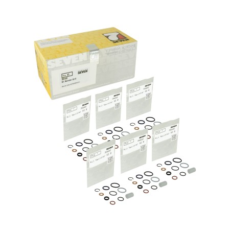 6 Juegos de juntas, Sellos, Ligas Seven de inyector Diesel para 4.5 CF600 International, VT275 y MaxxForce5 Navistar 2006-2010