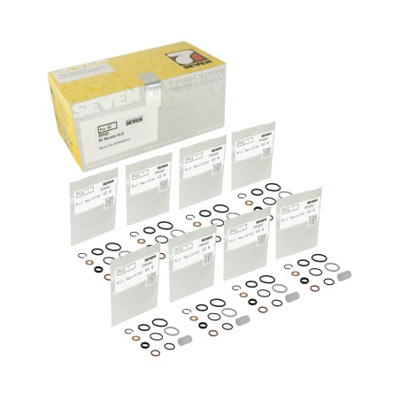 8 Juegos juntas, Sellos, Ligas Seven de inyector HEUI Diesel para 6.0 V8 PowerStroke Super Duty F-250, F-350, F-450, F-550, Ford