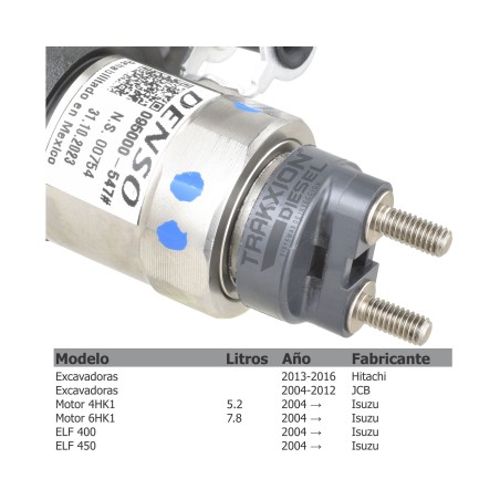 Inyector Diesel Reman 095000-547#, 8973297036, 8-97329703-6 para Isuzu ELF 400, 450, 500, 600