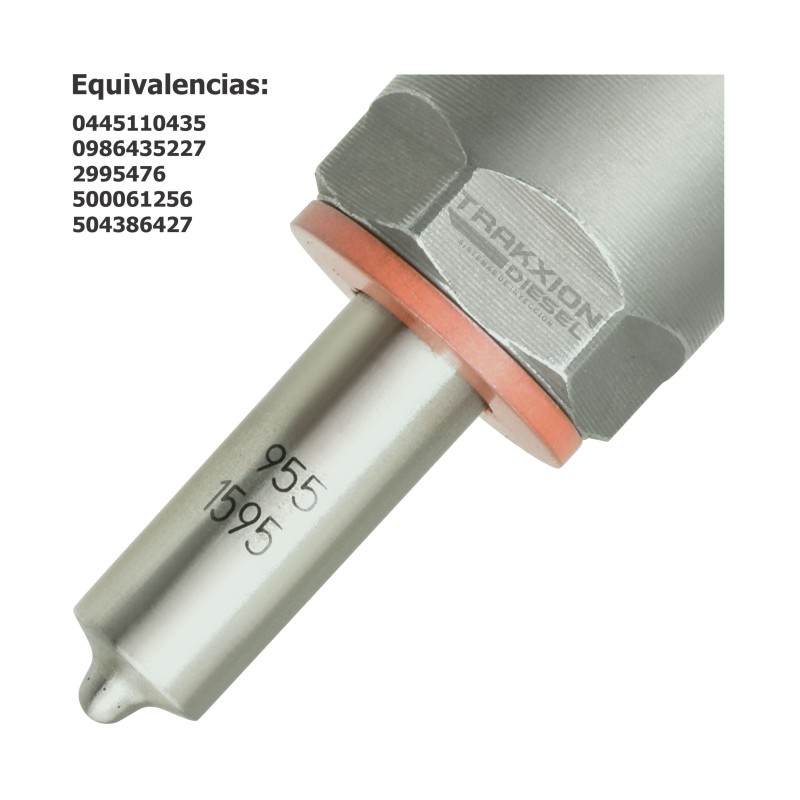 Inyector Diesel Bosch 0445110435, 0986435227, 504386427 para Ducato 2.3 Maxi Multijet, Fiat, 2006-2015