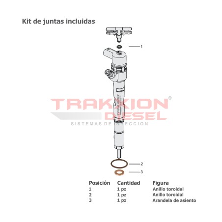 Inyector Diesel Reman para 2.0 TDI, Amarok, Crafter Biturbo, Jetta VW y Q3, Q5 Audi, 0445110369 0445110646 0445110647 03L130277Q