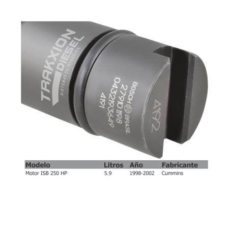 Inyector Diesel 0432191548, 0432193649, 3943158, 3944191 para 5.9 ISB Cummins 250 HP