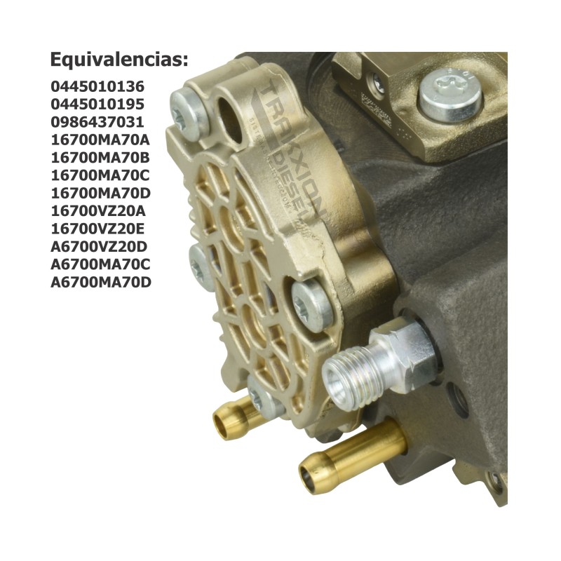 Bomba de Inyección Diesel CP1 Bosch 0445010195, 16700-VZ20A, 16700-VZ20D, 16700-VZ20E para 3.0 Zd30 Urvan Nissan
