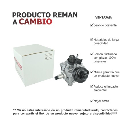 Bomba de inyección Diesel Reman CP4 Bosch 0445010565, 0445010566, 03L130755AB para 2.0 TDI, Amarok, Crafter, Jetta, Volkswagen