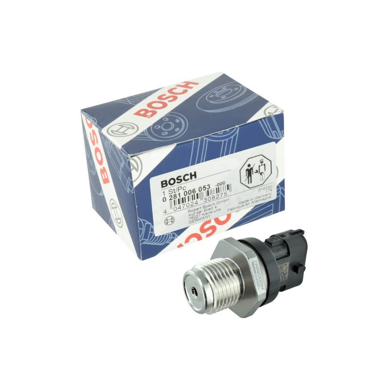 Sensor de presión de riel Diesel Bosch 0281006053, 1800 Bar para 3.0 ZD30 Urvan Nissan