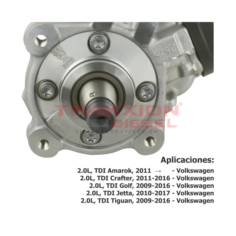 Bomba de inyección Diesel CP4 Bosch 0445010565, 0445010566, 03L130755AB para 2.0 TDI Amarok, Crafter, Jetta, Volkswagen