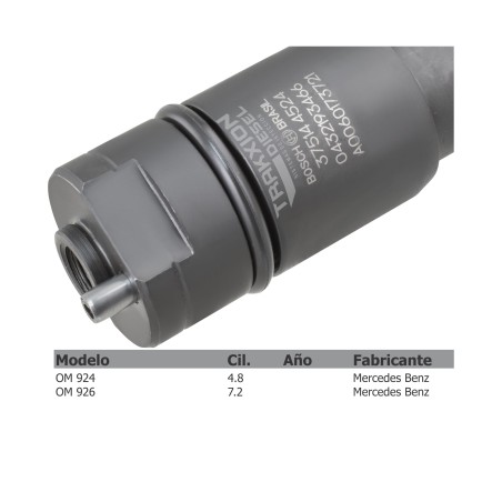 Inyector Diesel Bosch 0432193466, A0020105951, A0060173721, RA0020105951 para Mercedes Benz