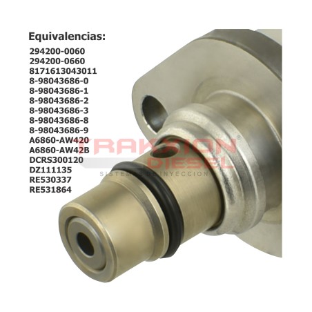 Válvula de regulación de control de presión Diesel SCV 294200-0660, 8-98043686-0 para ELF 400, 450, 500, 600, Isuzu
