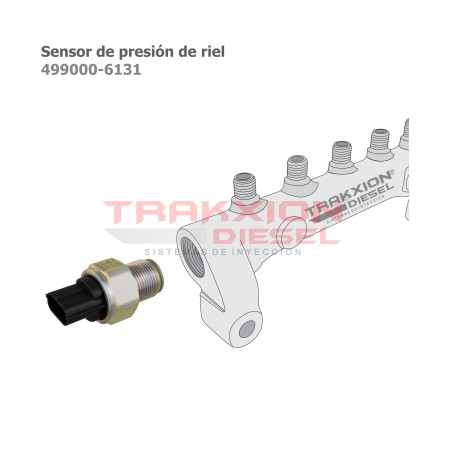Sensor de Presión Diesel 499000-6131, 499000-6160, 8981197900, 8-98119790-0, RE520930, RE523811, RE536275 para Isuzu, John Deere