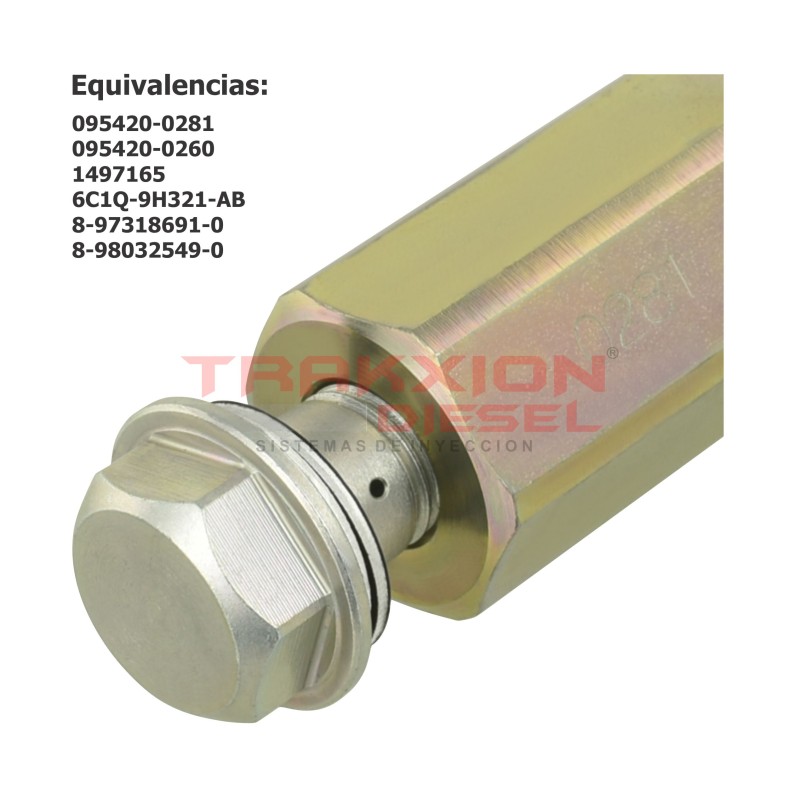Válvula limitadora de presión Diesel 8973186910, 8-97318691-0, 095420-0281 Denso para Isuzu ELF 400, 450, 500, 600