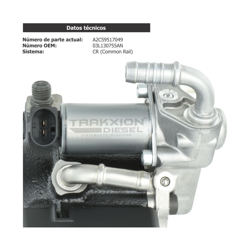 Bomba de inyección Diesel Continental 5WS40891, A2C59517049, 03L130755AN para 1.6 TDI Vento, Volkswagen