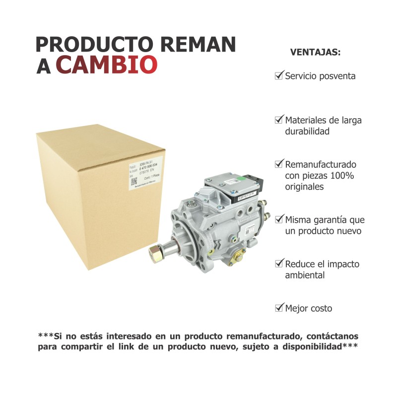 Bomba de inyección Diesel VP44 24V Bosch 0470506013, 0470506034, IPVR18X, 3937673 para ISB 5.9 Cummins