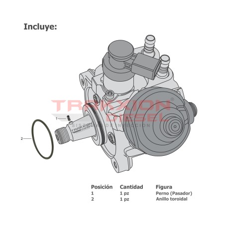Bomba de inyección de alta presión Diesel CP4 Bosch 0445010508, 0445010543, 03L130755A para 2.0 TDI Amarok Biturbo VW 2010-2012