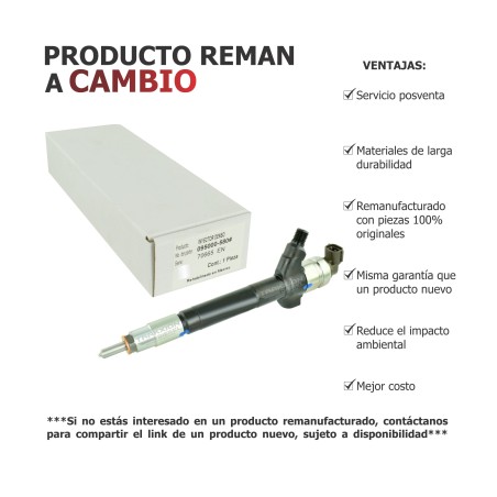 Inyector Diesel Reman 095000-580#, 095000-5801, DCRI105800 para Transit 2.2 Duratorq Ford