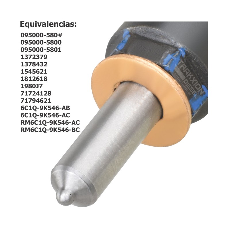 Inyector Diesel Reman 095000-580#, 095000-5801, DCRI105800 para Transit 2.2 Duratorq Ford