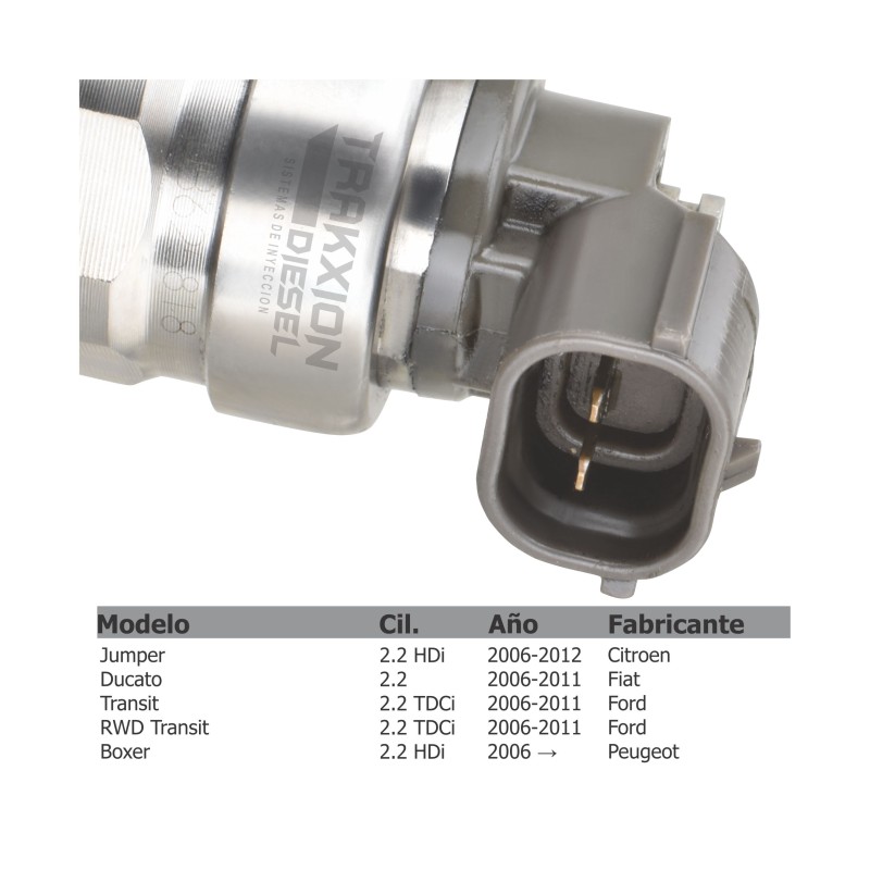 Inyector Diesel Reman 095000-580#, 095000-5801, DCRI105800 para Transit 2.2 Duratorq Ford