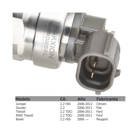 Inyector Diesel Reman 095000-580#, 095000-5801, DCRI105800 para Transit 2.2 Duratorq Ford