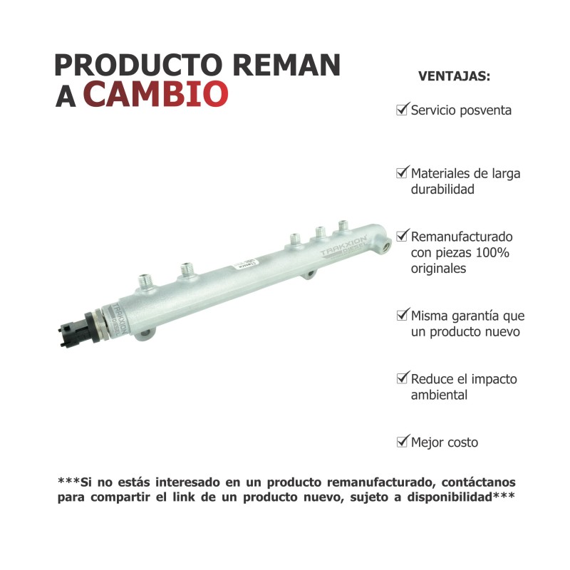 Riel acumulador de presión Diesel Reman 0445214112, 17520-MA71A para Urvan 3.0 ZD30 Nissan