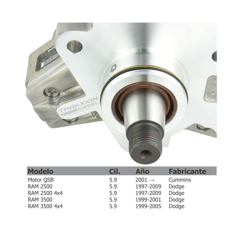 Bomba de inyección Diesel CP3 Bosch 0445020039, 0445020147, 3972814, 3972815, 4941064, 5264246 para Dodge RAM 5.9, ISB Cummins