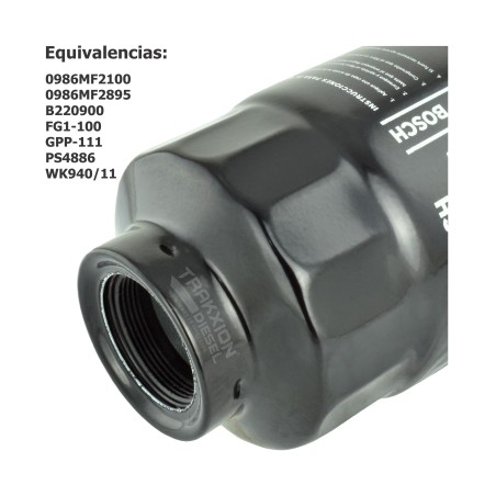 Filtro de combustible Diesel Bosch 0986MF2100, 0986MF2895, 31973-44001 para H100 2.5 Hyundai 2008-2012