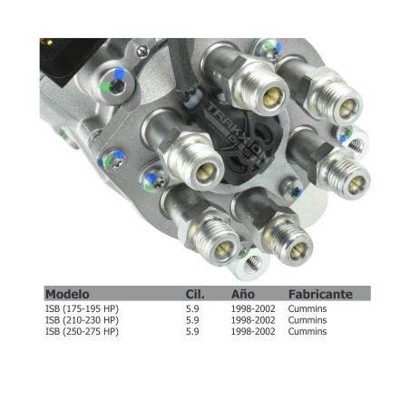 Bomba de inyección Diesel VP44 12V Reman 0470506029, 0986444024, IPVR13X, IPVR16X, 3944983, 3964555 para 5.9 ISB Cummins